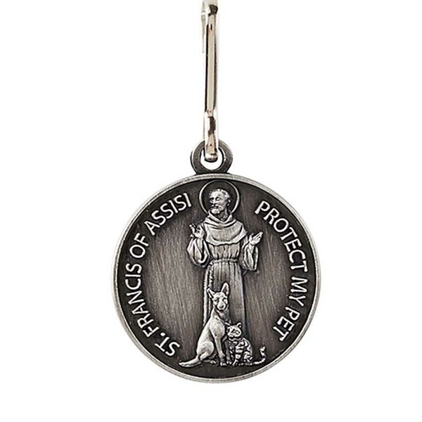 St. Francis Pet Medal - Protect My Pet - 1 Inch