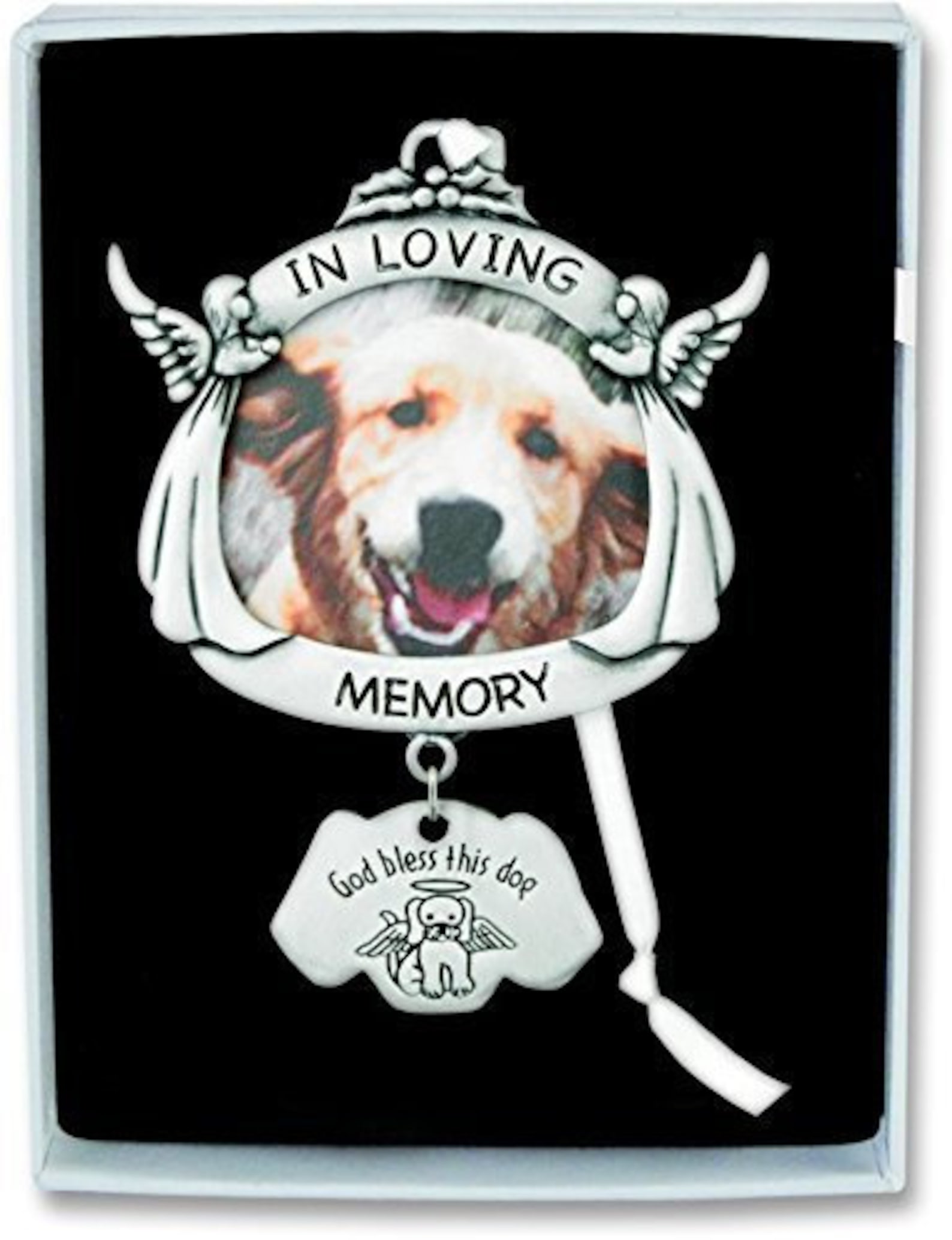 In Loving Memory Dog Memorial Ornament Etsy