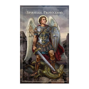 Spiritual Protection Prayers Pocket Folder - 20 Panels - 3 1/8" X 5"