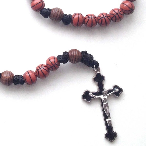 Basketball Sport Rosary With Gift Bag