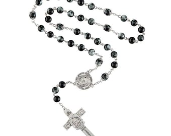 The Holy Face Chaplet - W/ Prayer and Instruction - 39 Beads - 16 1/2" Long