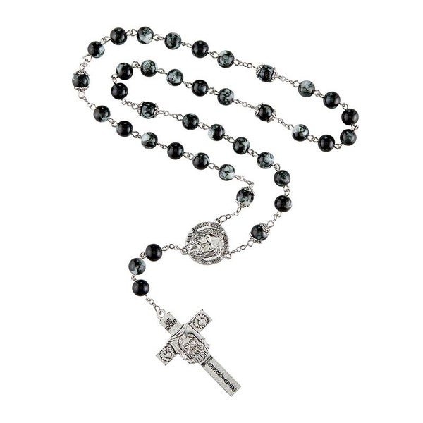 The Holy Face Chaplet - W/ Prayer and Instruction - 39 Beads - 16 1/2" Long