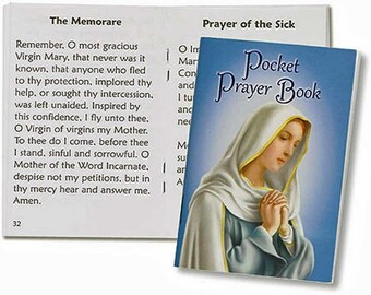 Catholic Pocket Sized Prayer Book Traditional Cover 64 Pages 2 1/2 X 3 ...