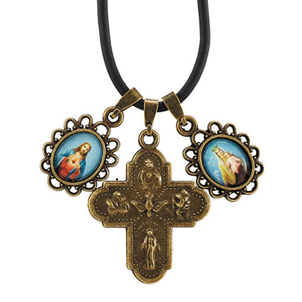 Four Way Scapular Pendant