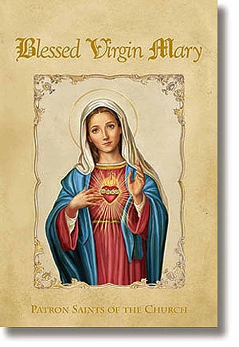 Blessed Virgin Mary Patron Saint Booklet 32 Pages Etsy