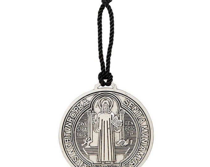 Large St. Benedict Medal Hanger 5 Inches in Diameter - Etsy