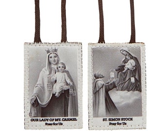 Vintage Wool-Backed Scapular