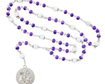 St. Joseph Chaplet With Prayer Card - 23" Long