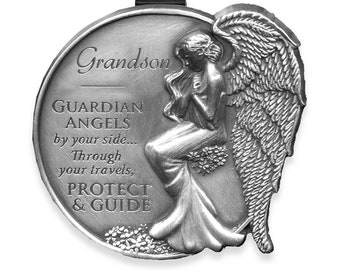 Grandson Guardian Angel Visor Clip