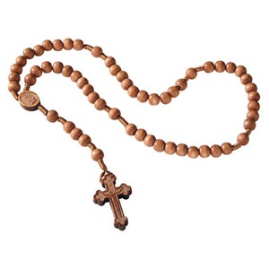 Rose Scented Laser Engraved Cord Rosary With Gift Bag