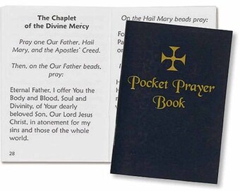 Catholic Pocket Sized Prayer Book - Traditional Cover - 64 Pages - 2 1/2" X 3 3/8"