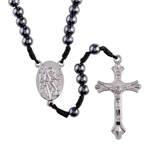 St. Michael Cord Rosary With Gift Bag