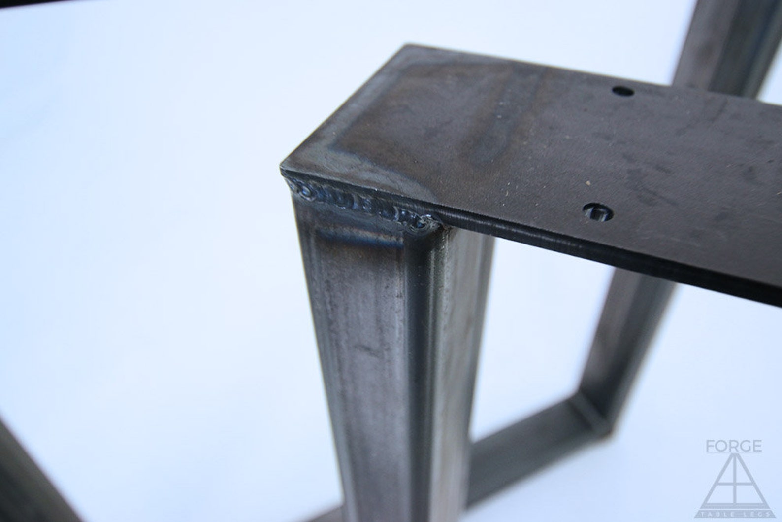 Vintage Industrial Steel Metal Table Legs X 2 pair Set Etsy