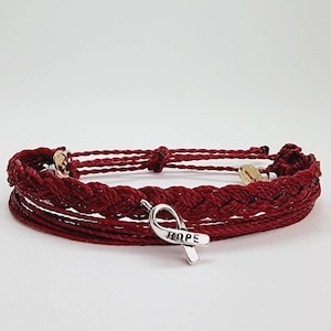 Multiple Myelom Bewusstsein Armband, zur Unterstützung der Lieben im Kampf gegen Krebs, Spendensammlung, Geschenk für sie, Geschenk für ihn, passt für alle, wasserdicht