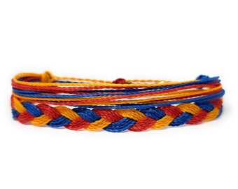 Armenia Patriotic Bracelets, Friendship Bracelets, Gift for Her/Him, Fits all, 100% Waterproof