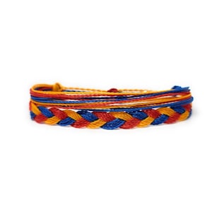 Armenia Patriotic Bracelets, Friendship Bracelets, Gift for Her/Him, Fits all, 100% Waterproof