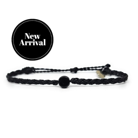 Hexagon, Bright Bracelet, 100% Waterproof And Handmade W/Coated Charm, Adjustable Band, Wax Coated, Surfer Bracelet, Friendship Bracelet
