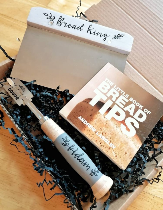 Personalised Bread baking gift set gift for bakers dough Etsy