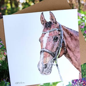 Chestnut Champion Grußkarte