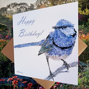 Fairy Wren Geburtstagskarte