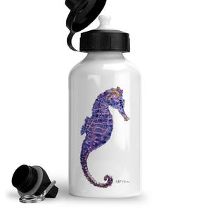 Amethyst Seahorse Water Bottle