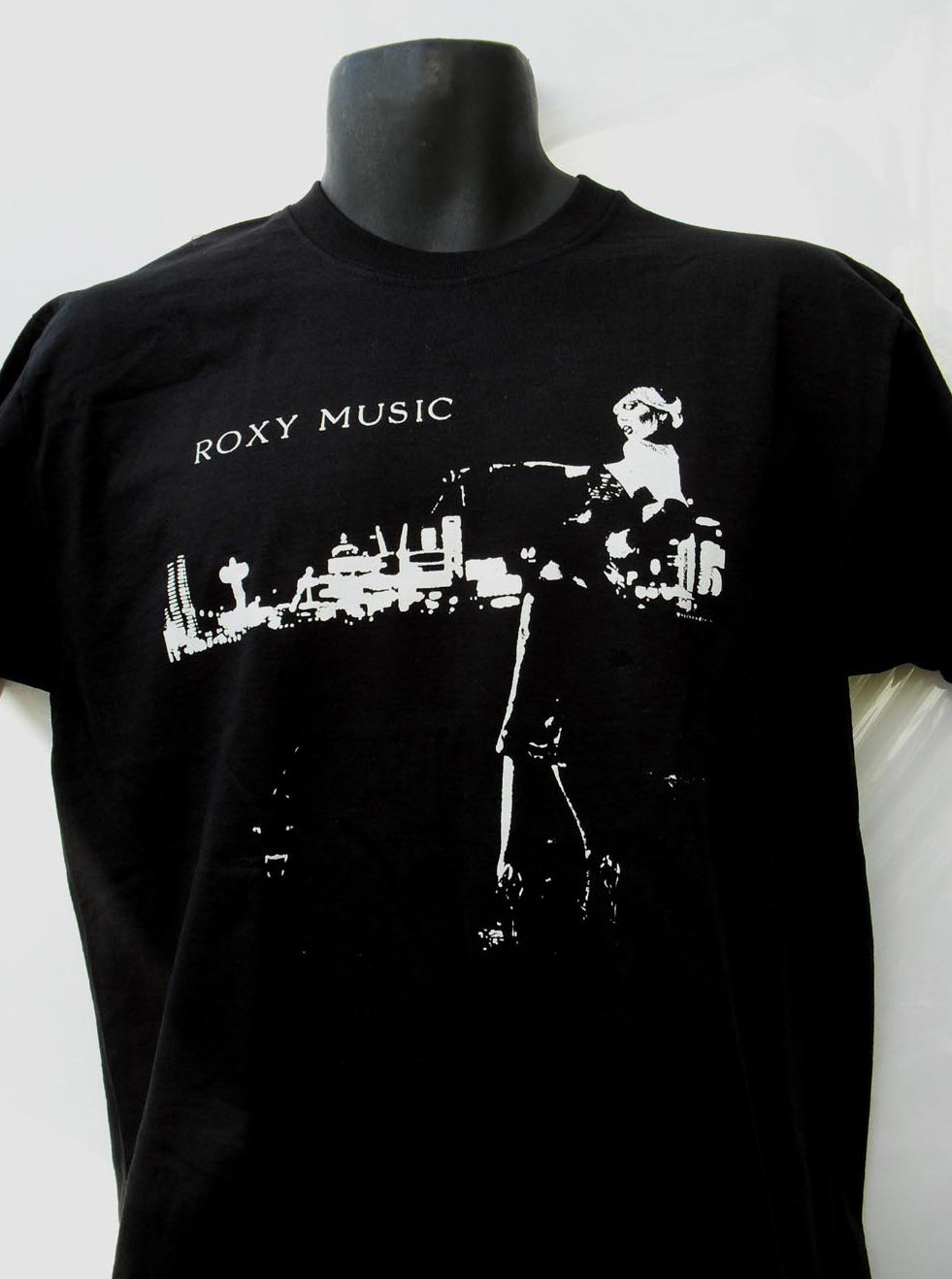Roxy music bought at concert never worn shirt Black Men S-234XL T-shirt K020