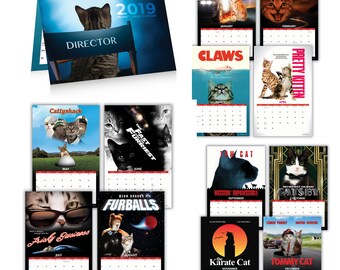 2019 cat calendar etsy