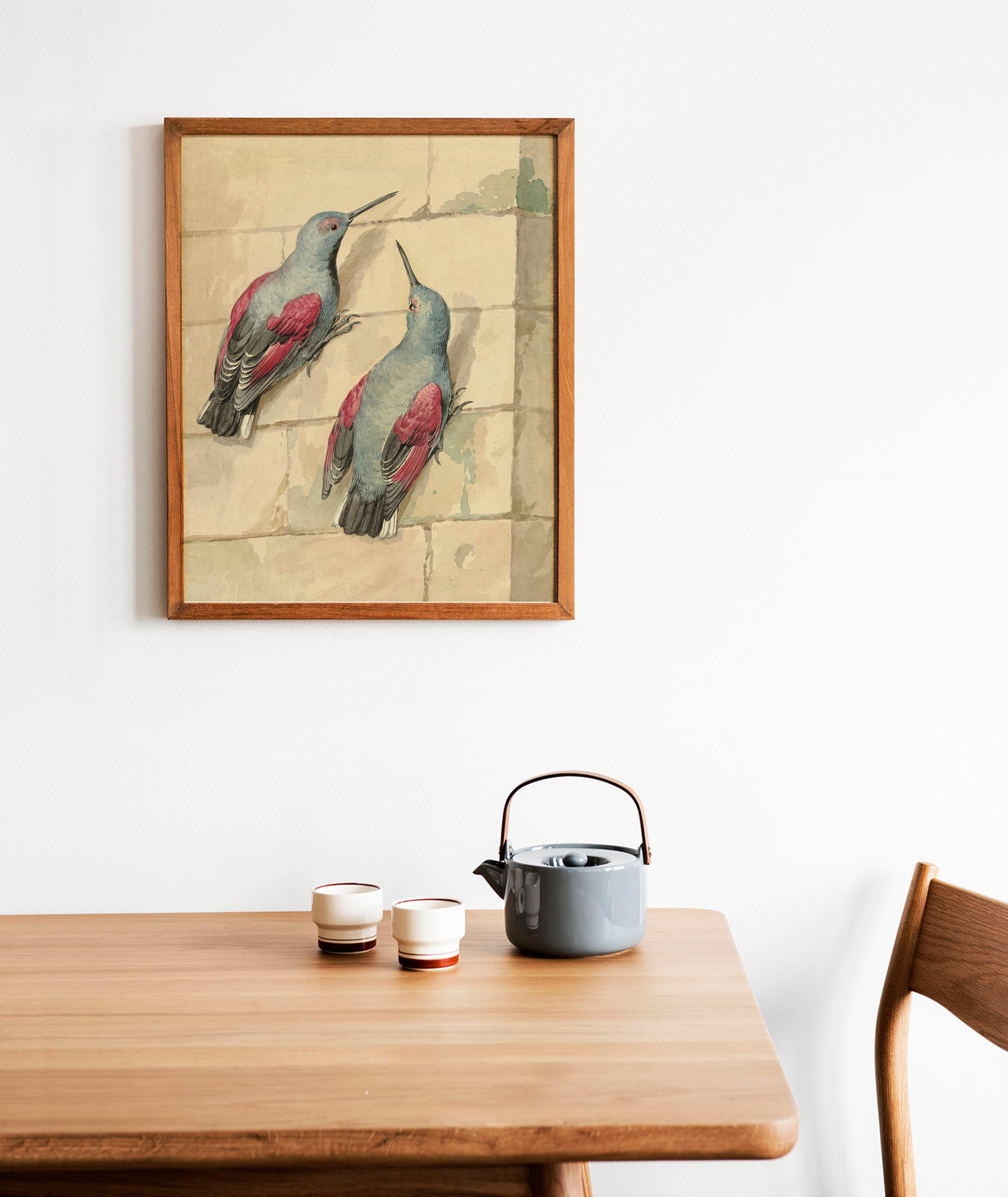 Wallcreeper birds print Vintage bird wall art Wild bird art Etsy