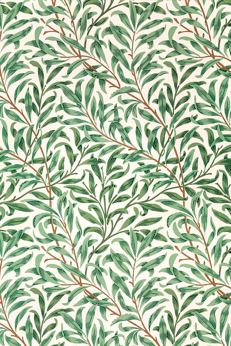 William Morris prints Green wall decor William Morris | Etsy