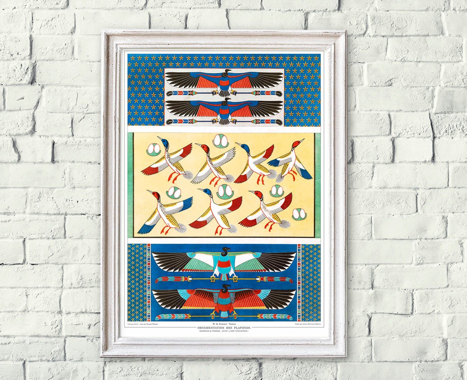 Egyptian art print Egyptian wall decor Ancient Egyptian Etsy