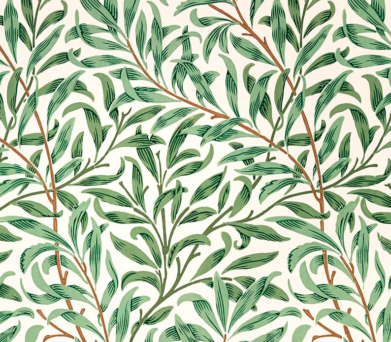William Morris prints Green wall decor William Morris | Etsy