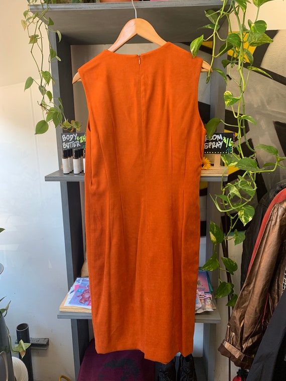 Vintage Deadstock Orange Sleeveless Dress