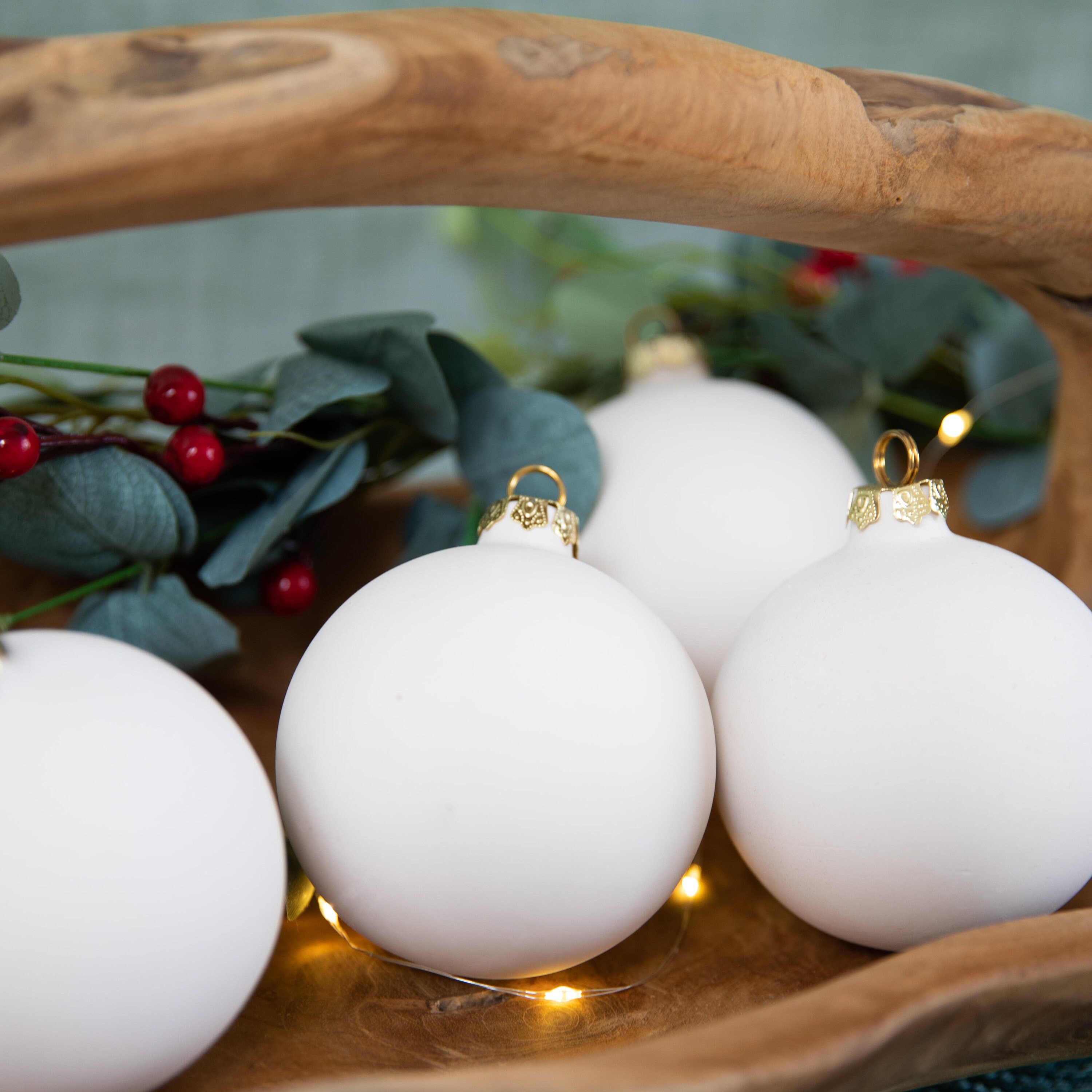 Ceramic Christmas Bauble Painting Kit Etsy UK