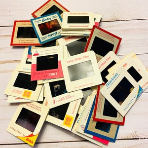 10 pc Vintage Photo Slides Film Slides 35mm