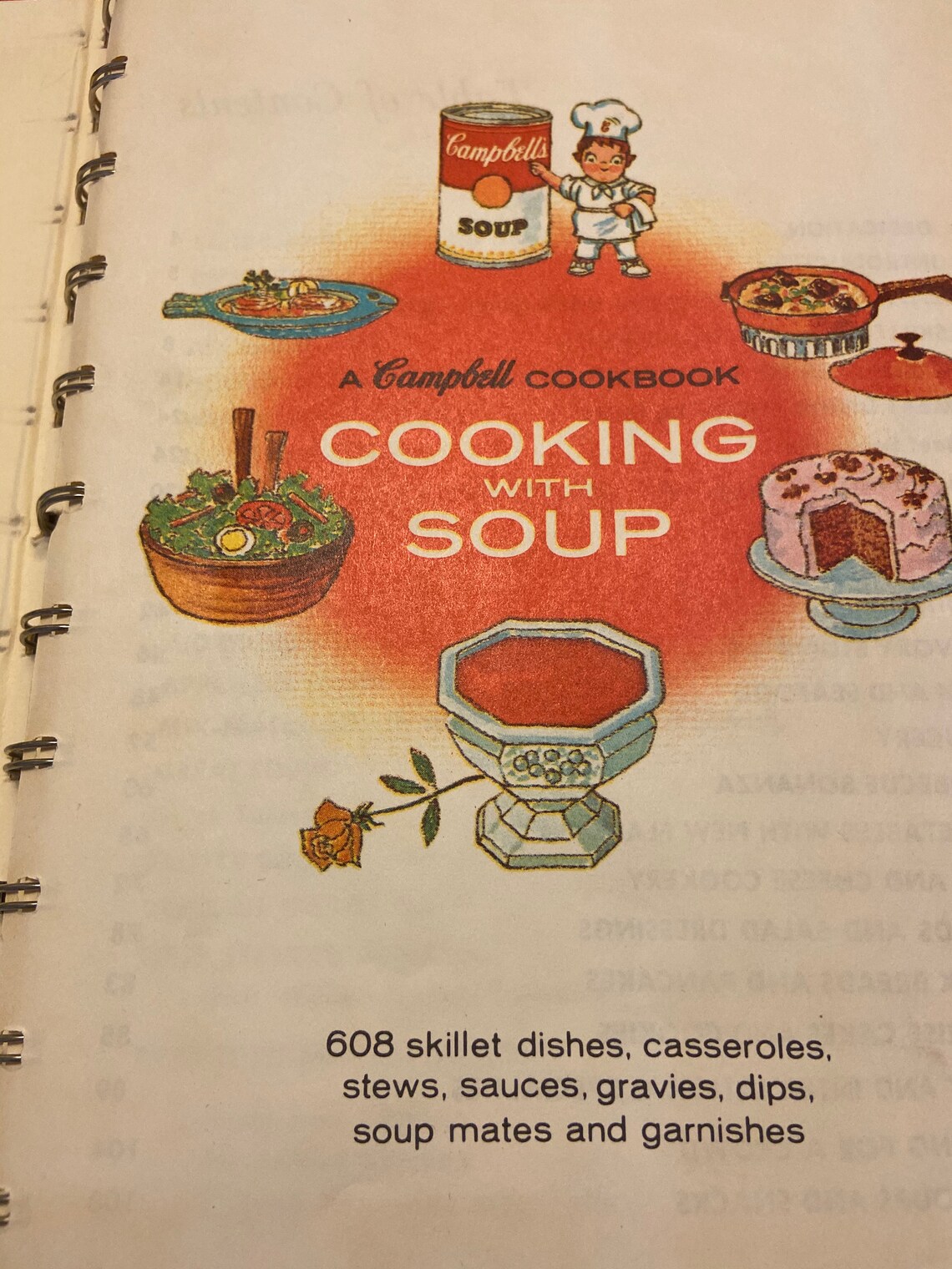 1965 Campbells Soup Book Cooking with Soup Cookbook Vintage Etsy