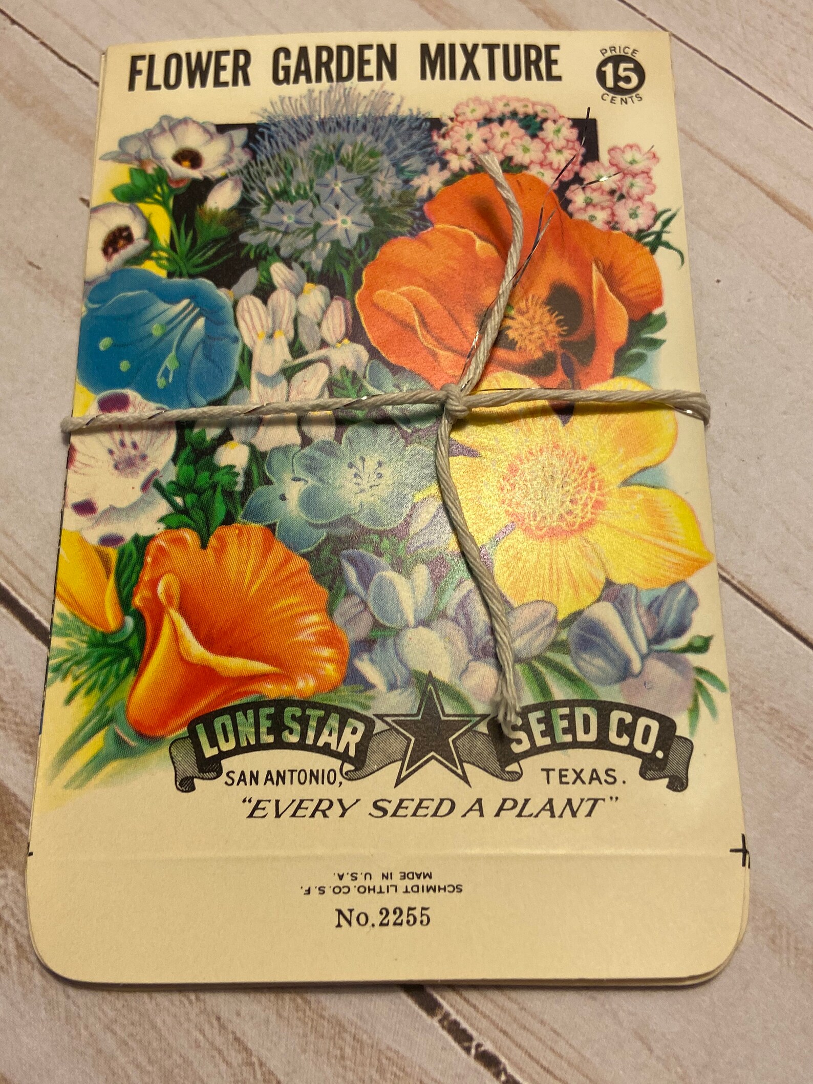 3 pc Vintage Flower Seed Envelopes/ seed pockets packets Etsy