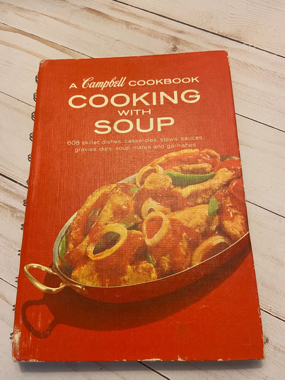 1965 Campbells Soup Book Cooking with Soup Cookbook Vintage Etsy