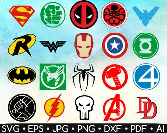superhero svg etsy