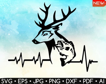 Download Deer head clipart | Etsy