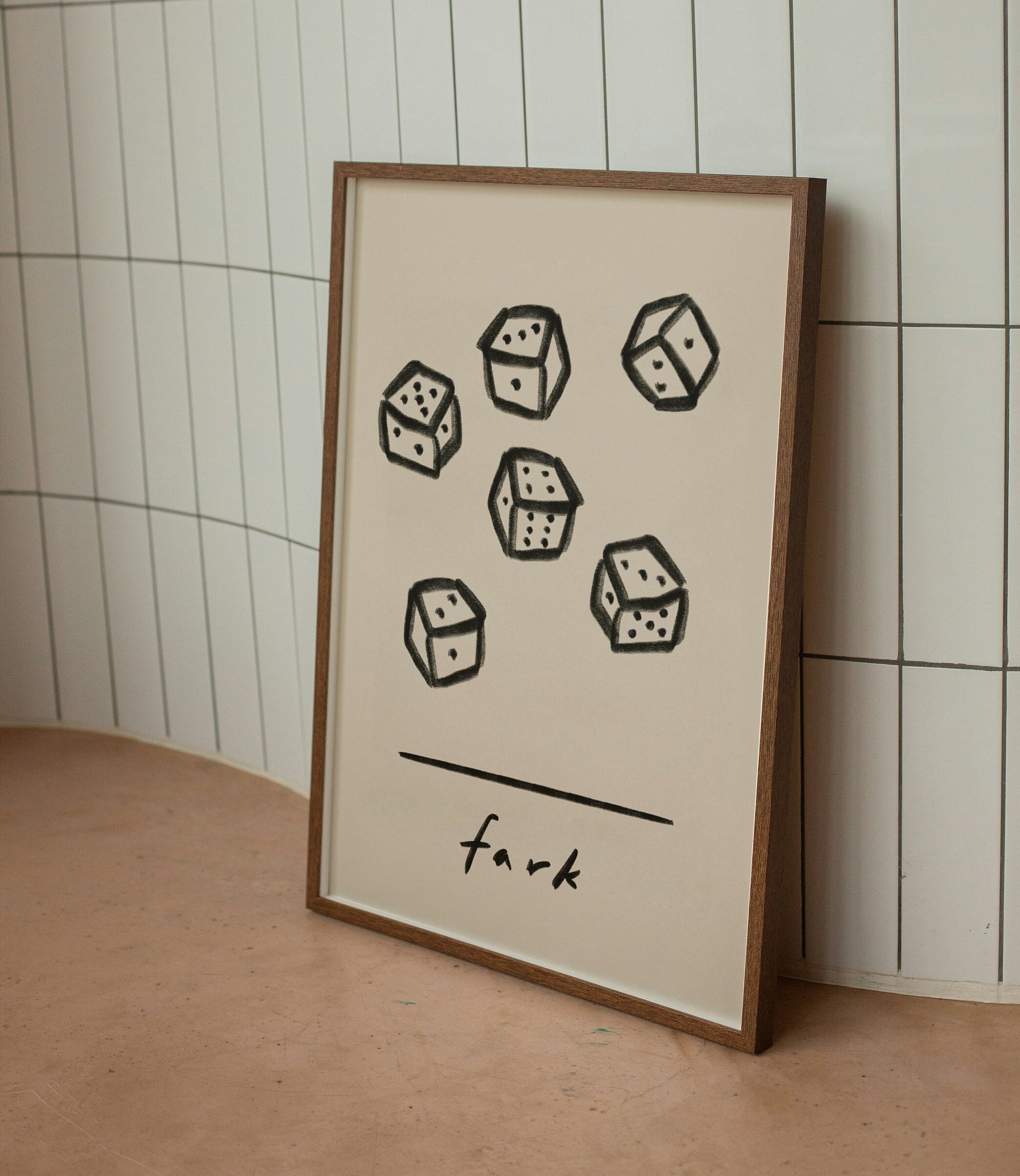Fark Print - Farkle Game, Digital Drawing by Studio Kingston | Fine Art ...
