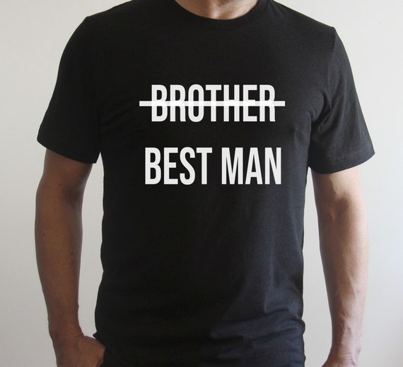 Brother Best Man shirt Wedding best man shirt Gift For Etsy Italia