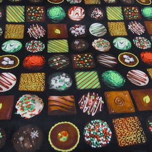 Praline Chocolate Canvas Cotton Patchwork Fabric 50 x 110 cm