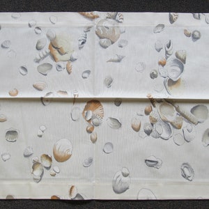 Tischläufer Läufer   Muschel  maritim  150x50 cm  Teflon  Briefecke