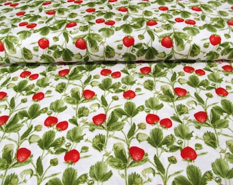 Erdbeeren Strawberry  Baumwolle Patchworkstoff   50x110 cm