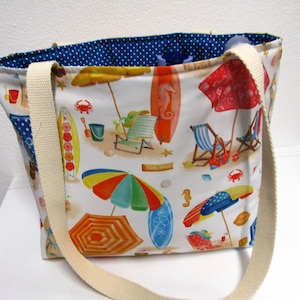 Badetasche Strandtasche Waschhaustasche Camping Waschraumtasche Liegestuhl Sonnenschirm
