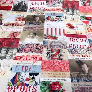 Palette Retro Pictures Free Spirit Tim Hotz Cotton Patchwork Fabric 50 x 110 cm