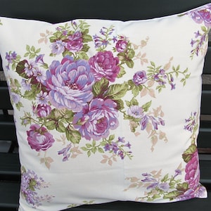 Decorative cushion cushion cover roses cushion 50 x 50 cm cotton