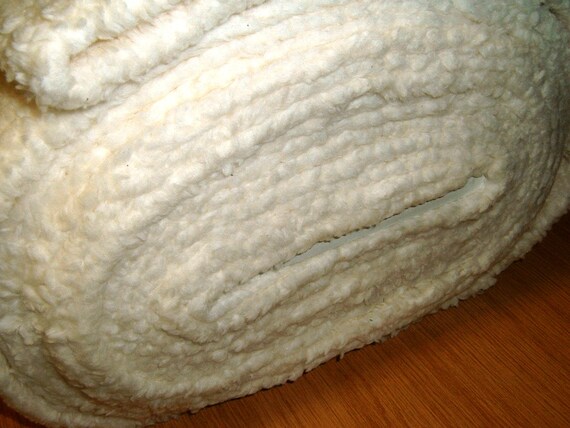 Teddy Fleece Cotton Fleece Cream Cotton 