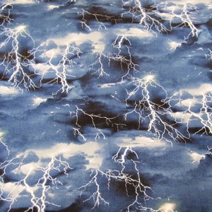 Blixtar, åskväder, himmel, moln, väder, 50 x 110 cm, Elisabeth Studios
