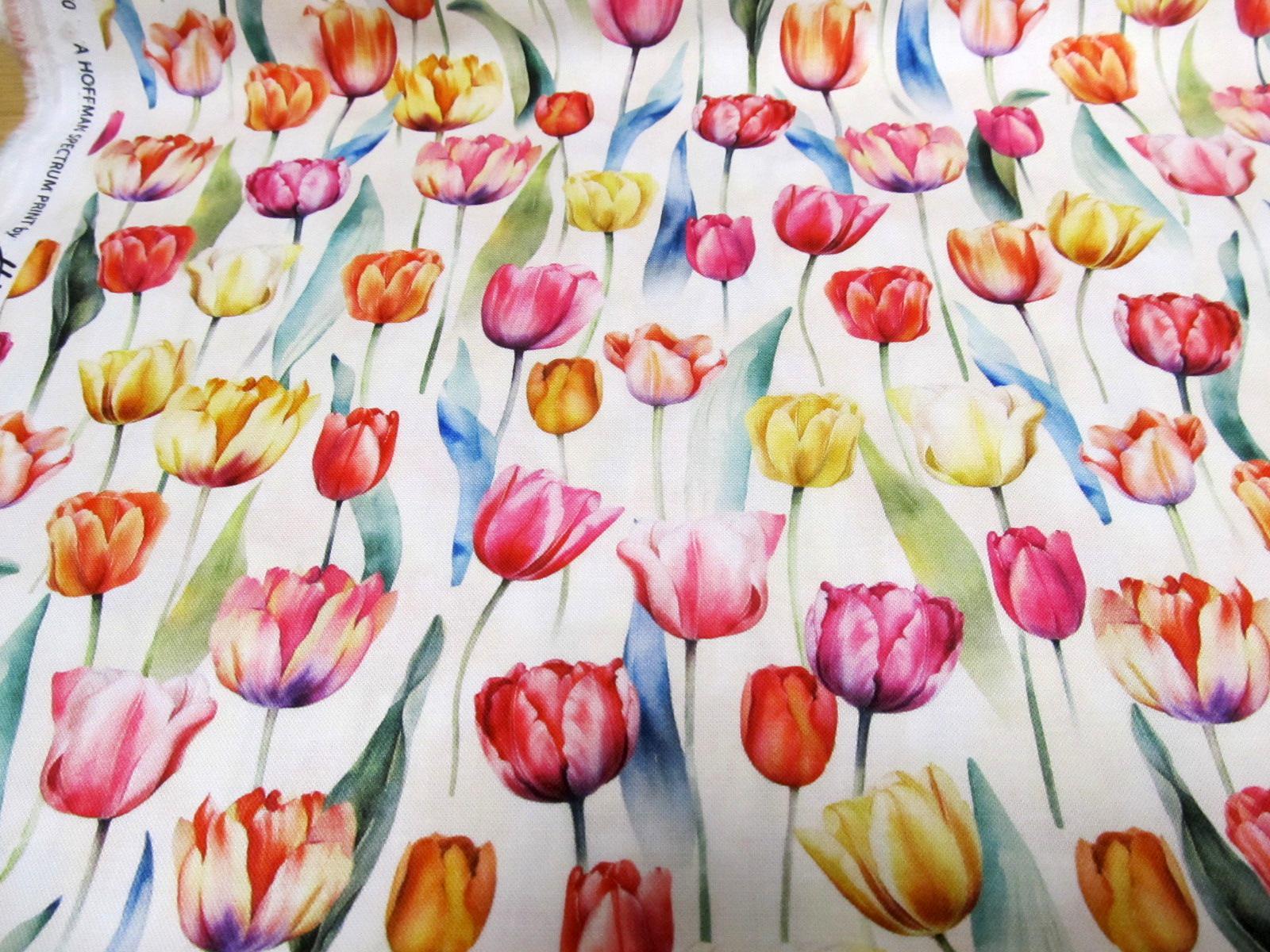 Kit Ricamo Su Tela Tulipani Duftin 3045K – Cotone Multicolore 14x18 Cm - 2